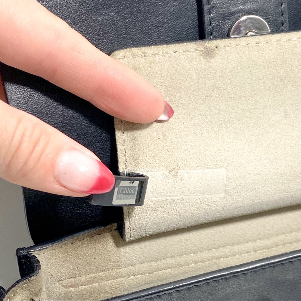 CHLOE Suede Calfskin Mini Faye Bag - Picture 11 of 14